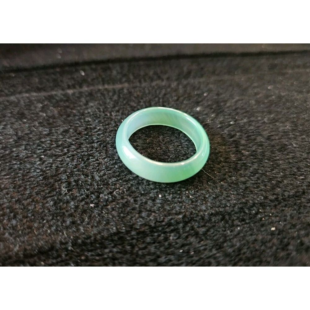Jade Band Ring for Women Men